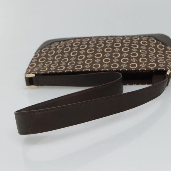CELINE C Macadam Canvas Shoulder Bag Brown - Picture 7 of 15